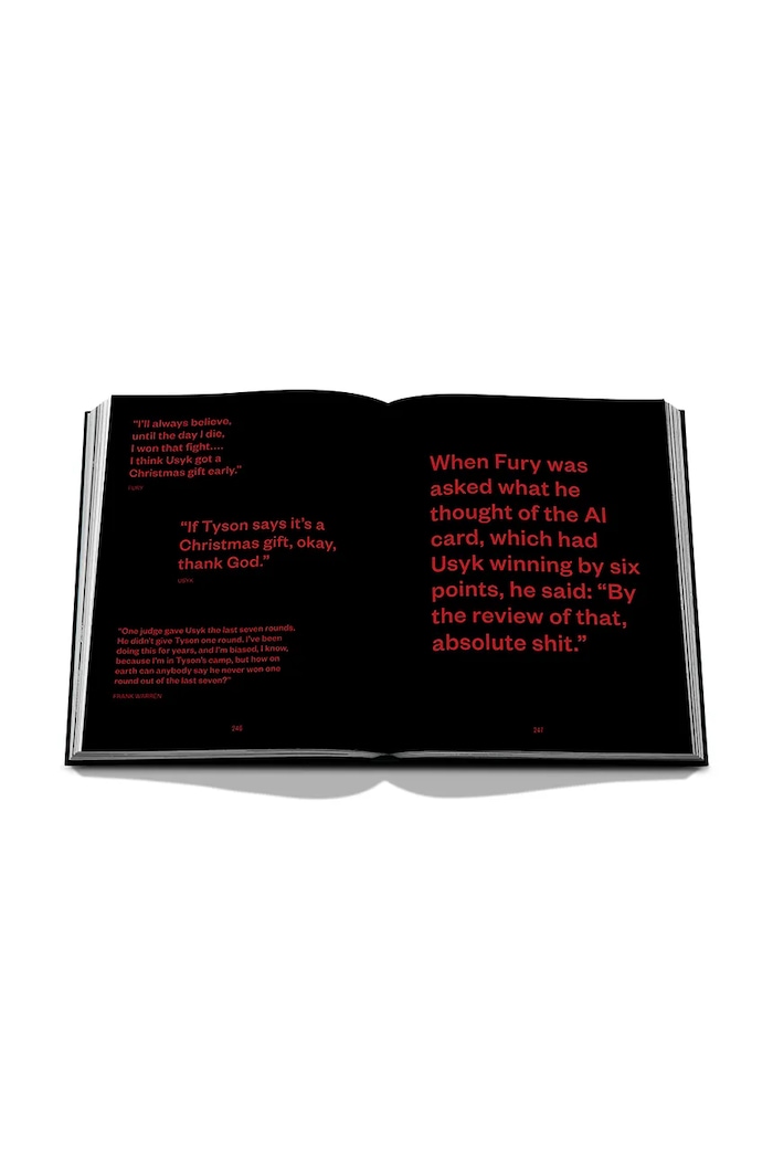 Assouline photo book Undisputed Usyk vs. Fury | Legend, Cal Fussman — photo 11