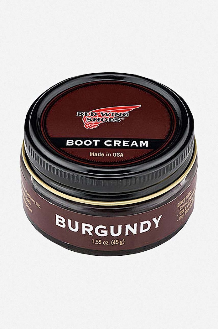 Red Wing Boot Cream Burgundy