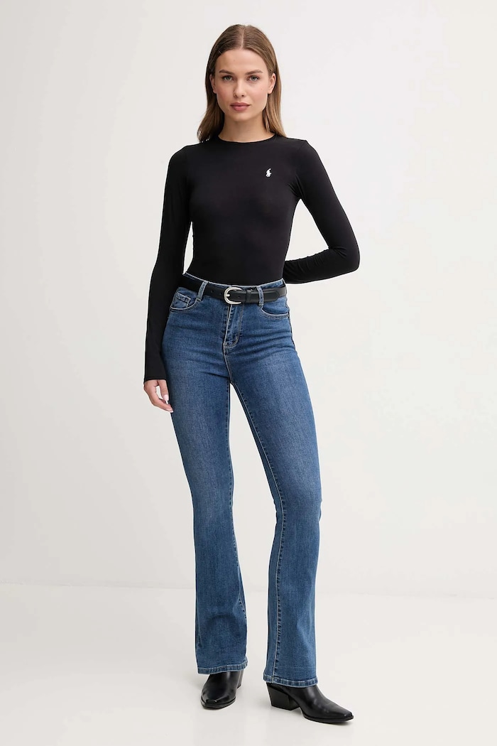 Polo Ralph Lauren bodysuit Women's cotton with elastane — photo 2