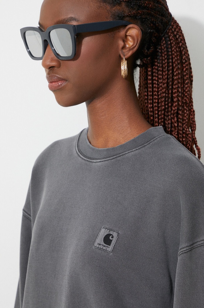 Carhartt WIP Carhartt WIP W' Nelson Sweat I029537 WAX sweatshirt cotton women's — photo 5