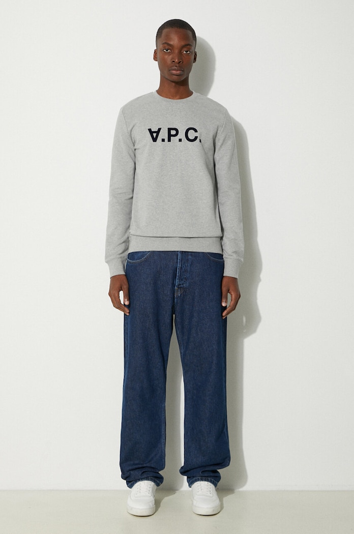A.P.C. Bluza A.P.C. Sweat Vpc COECQ-H27378 BLACK sweatshirt cotton men's — photo 2