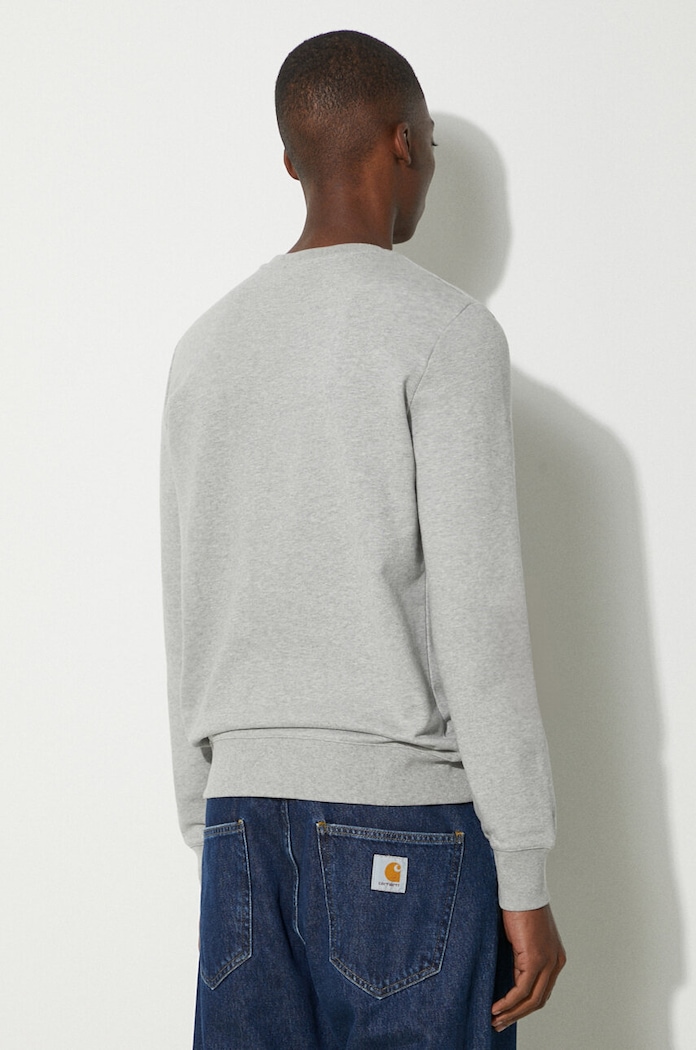 A.P.C. Bluza A.P.C. Sweat Vpc COECQ-H27378 BLACK sweatshirt cotton men's — photo 3