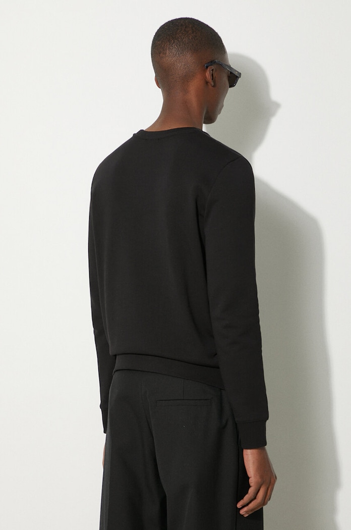 A.P.C. Bluza A.P.C. Sweat Vpc COECQ-H27378 BLACK sweatshirt cotton men's — photo 3
