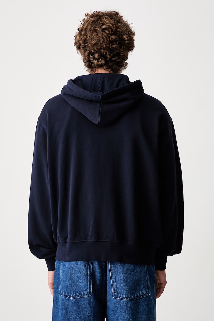 Drôle de Monsieur Slogan zip-up sweatshirt cotton Men's — photo 3
