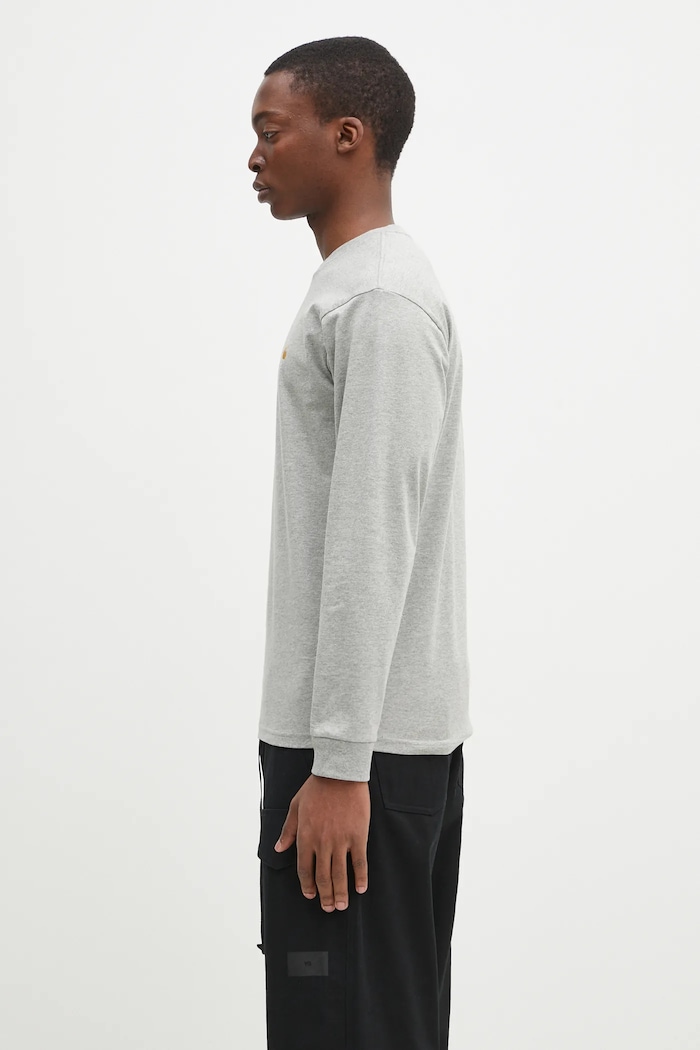 Carhartt WIP cotton longsleeve top Chase — photo 2