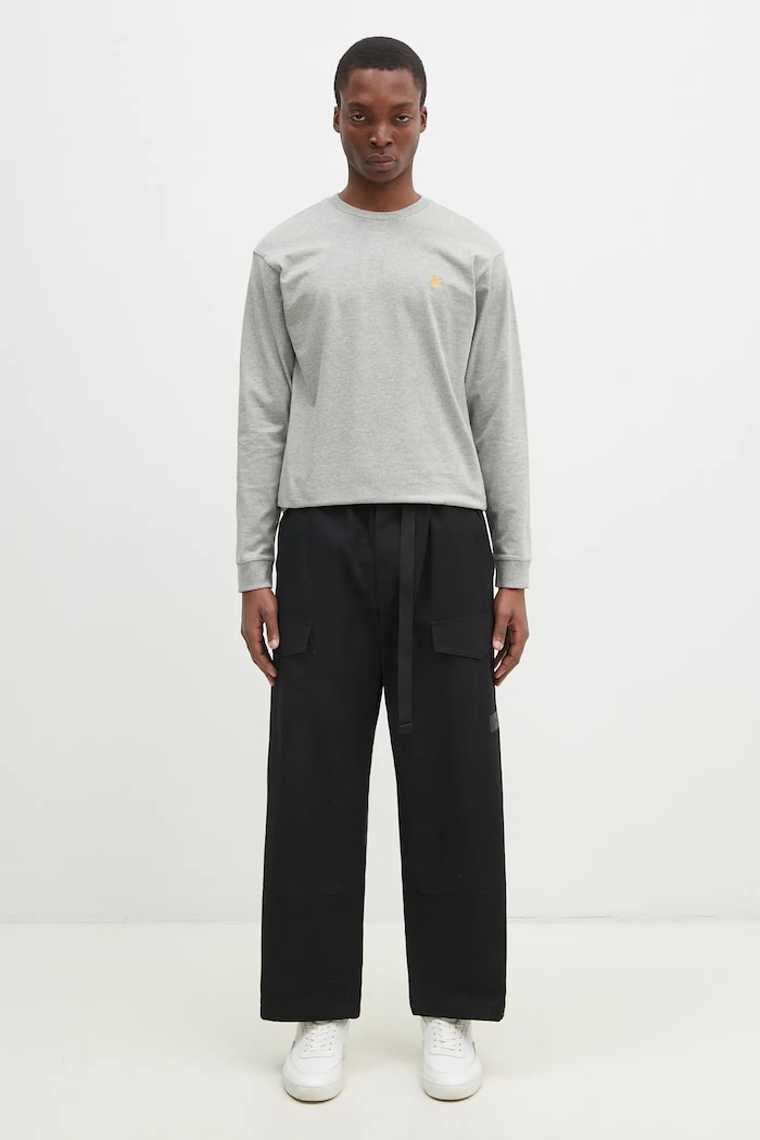 Carhartt WIP cotton longsleeve top Chase — photo 5