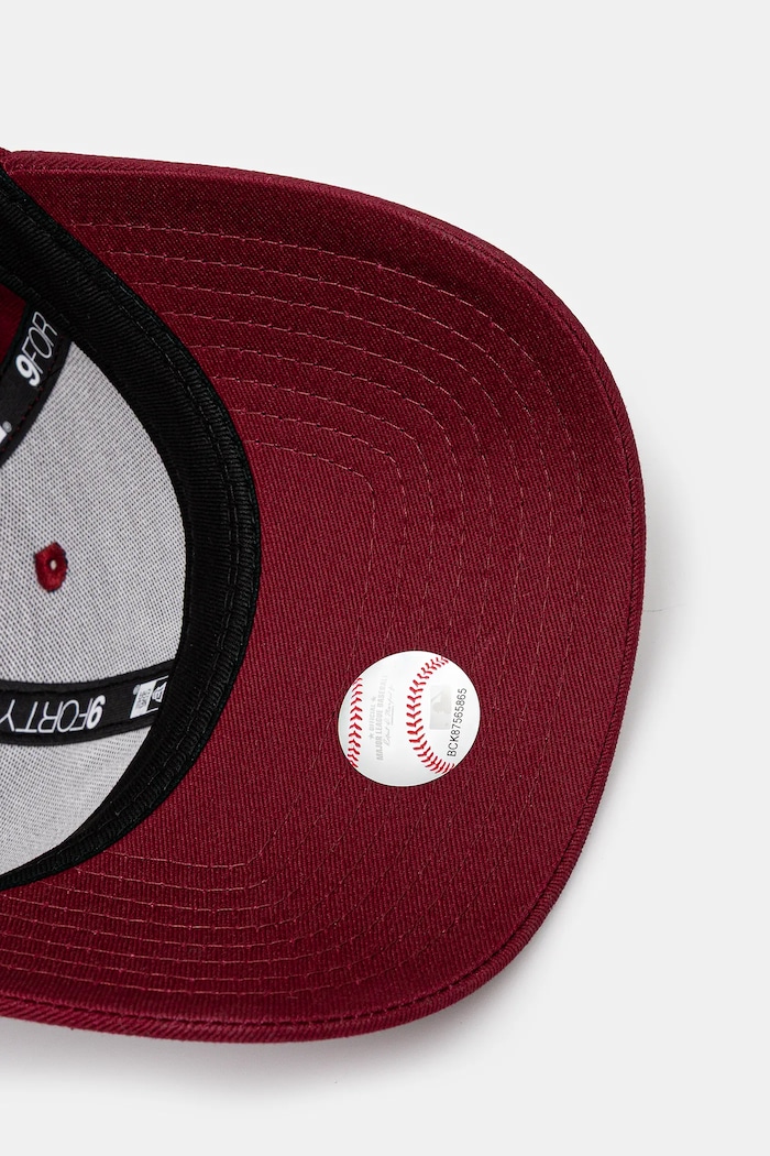 New Era MLB 9FORTY New York Yankees Cap BURGUNDY — photo 4