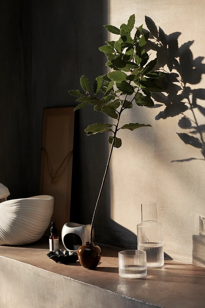 ferm LIVING carafe with a glass Ripple Small Carafe Set 500/200 ml — photo 4