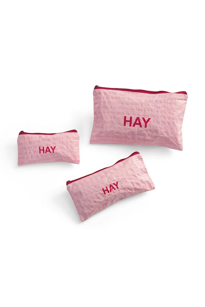 HAY sachet set Candy Mono Wash Bag 3-pack