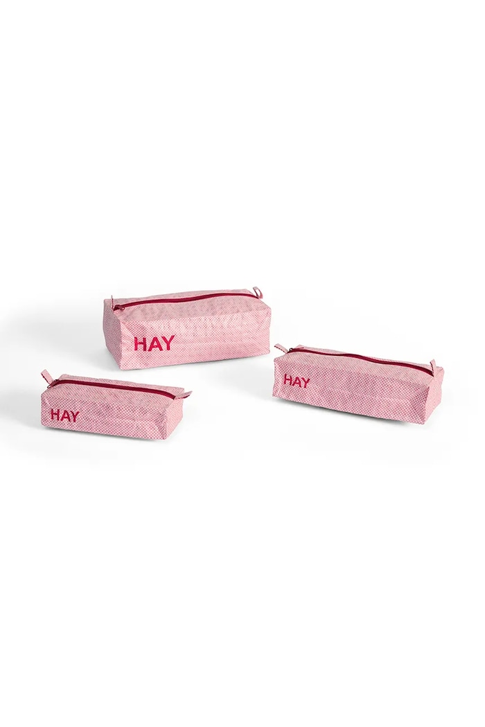 HAY sachet set Candy Mono Wash Bag 3-pack