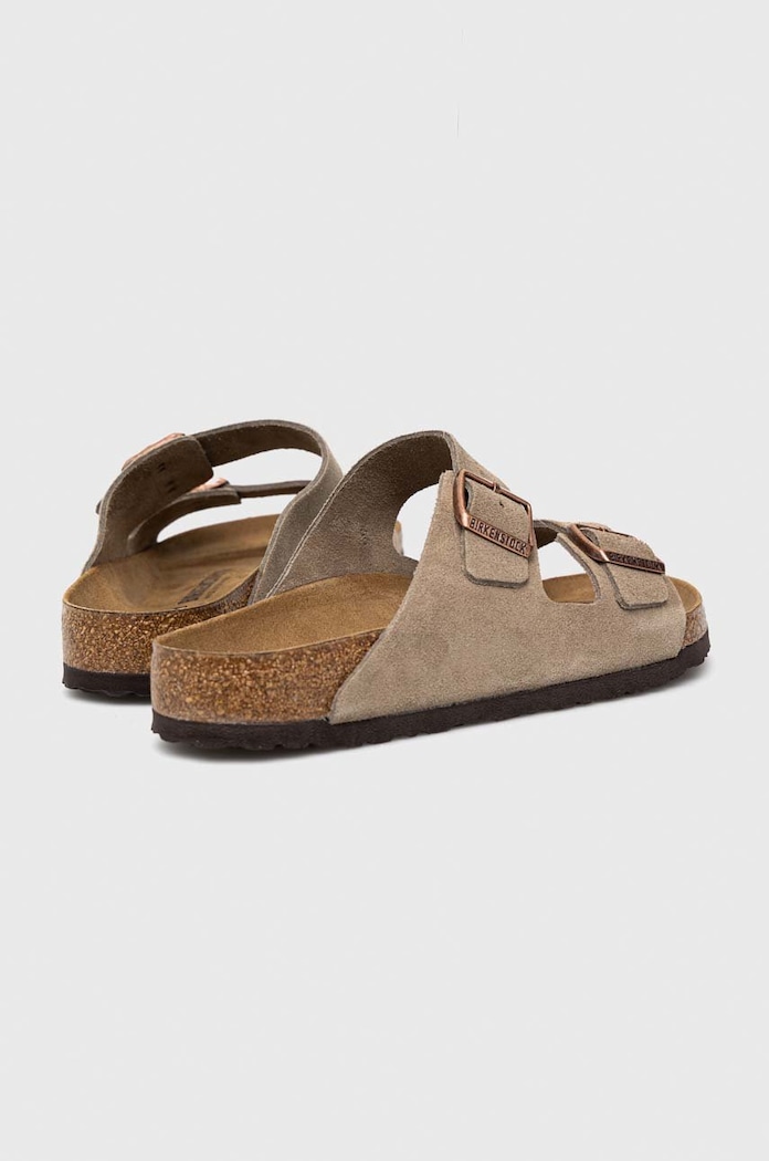 Birkenstock Arizona Suede Leather Regular Taupe — photo 3