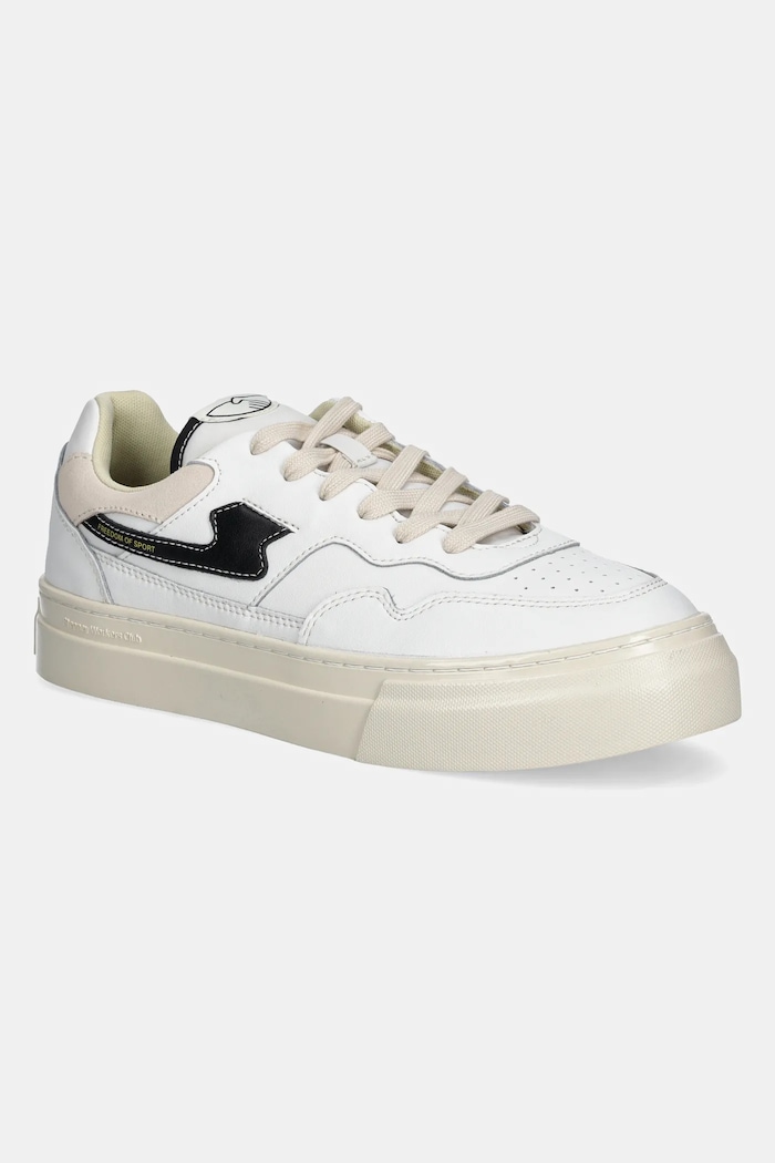 Stepney Workers Club leather sneakers Pearl S-Strike Leather