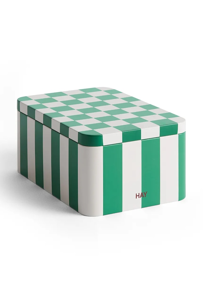 HAY container with a lid Tin Container S/17 x 11,1 x 7,3 cm