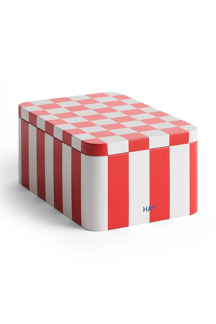 HAY container with a lid Tin Container S/17 x 11,1 x 7,3 cm