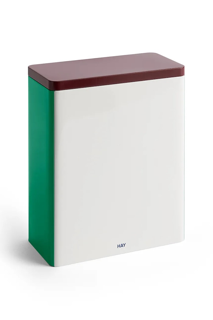 HAY container with a lid Tin Container XL/20 x 10 x 24 cm