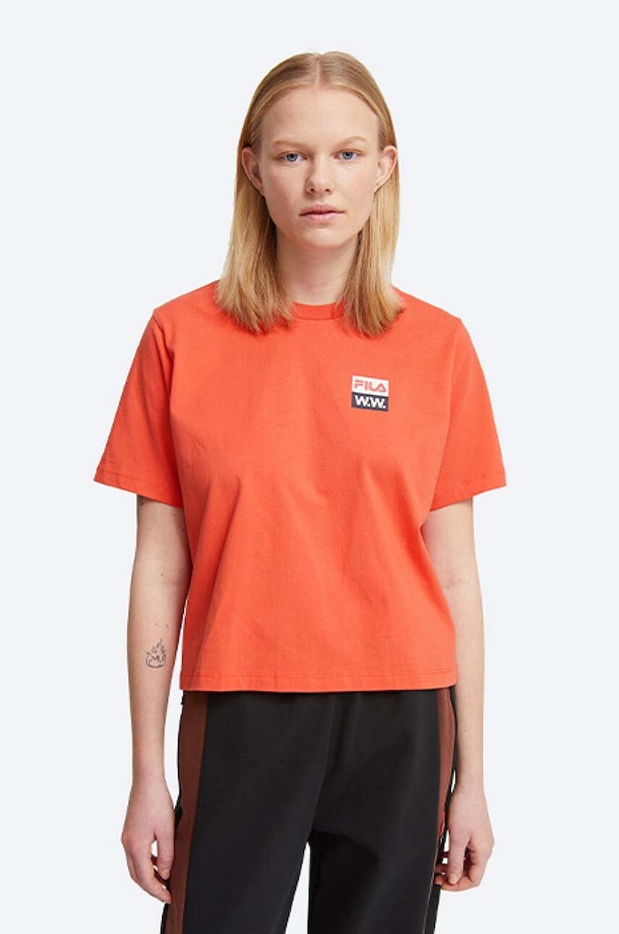 Wood Wood cotton T-shirt Steffi T-shirt Wood Wood x Fila