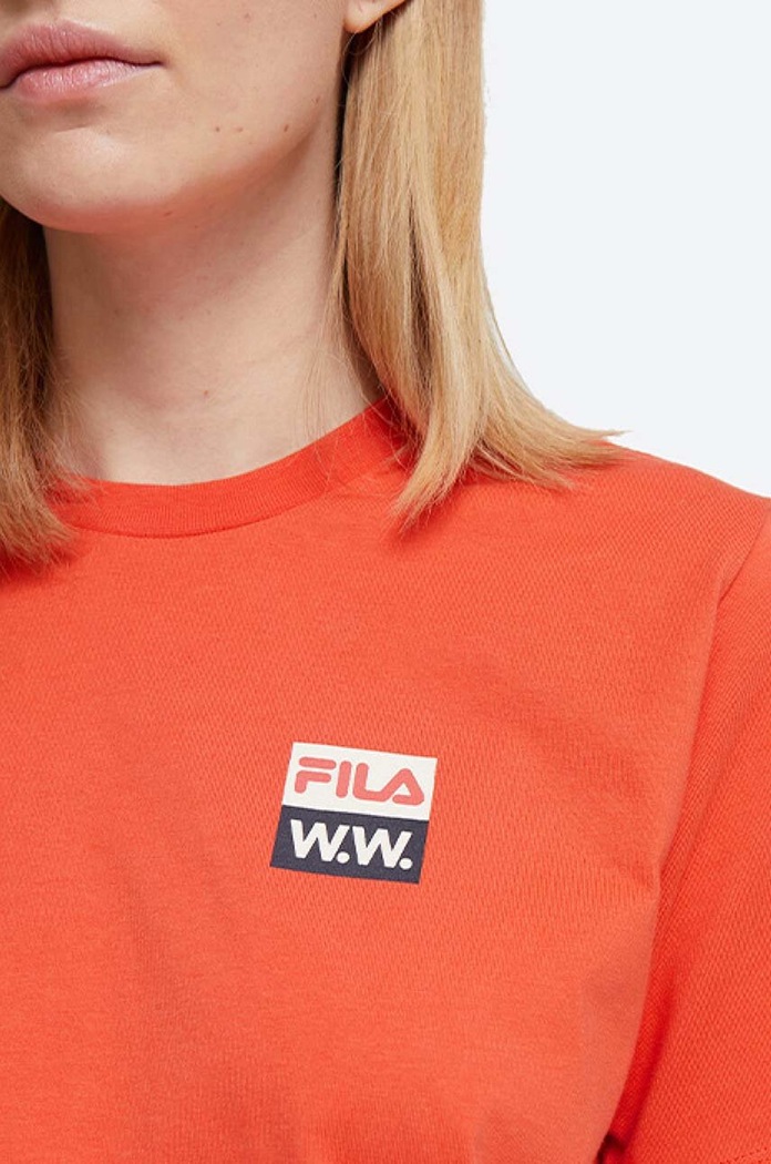 Wood Wood cotton T-shirt Steffi T-shirt Wood Wood x Fila — photo 3