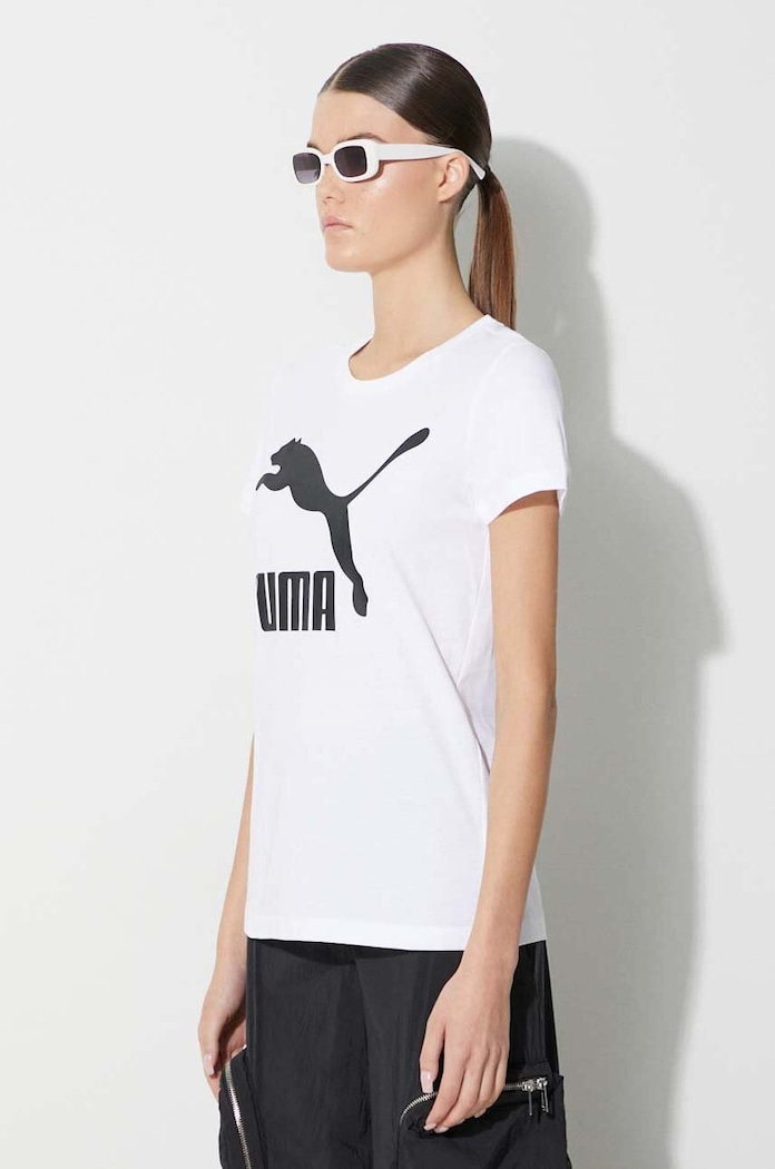 Puma cotton t-shirt Classic Logo Tee — photo 4