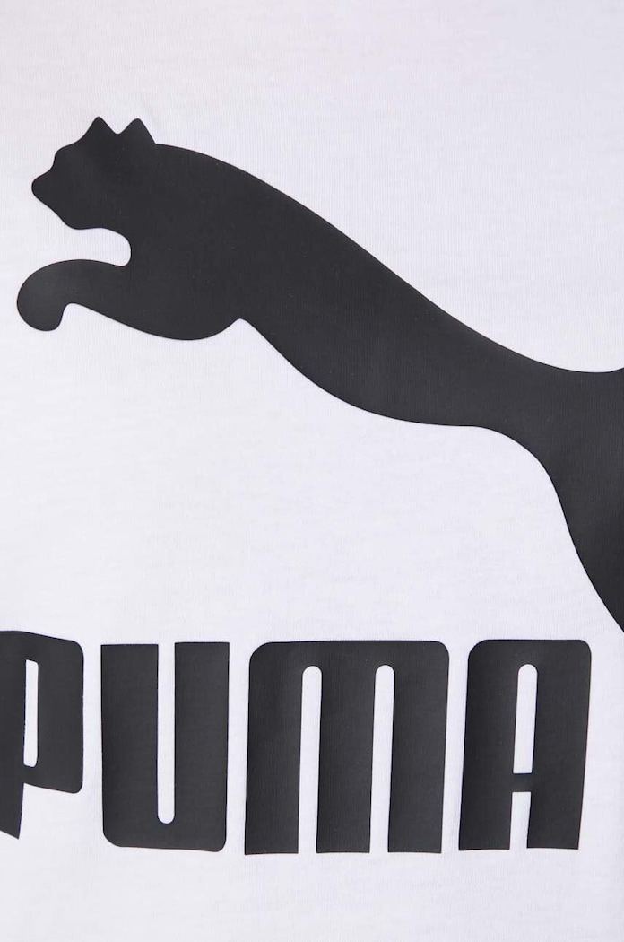 Puma cotton t-shirt Classic Logo Tee — photo 6