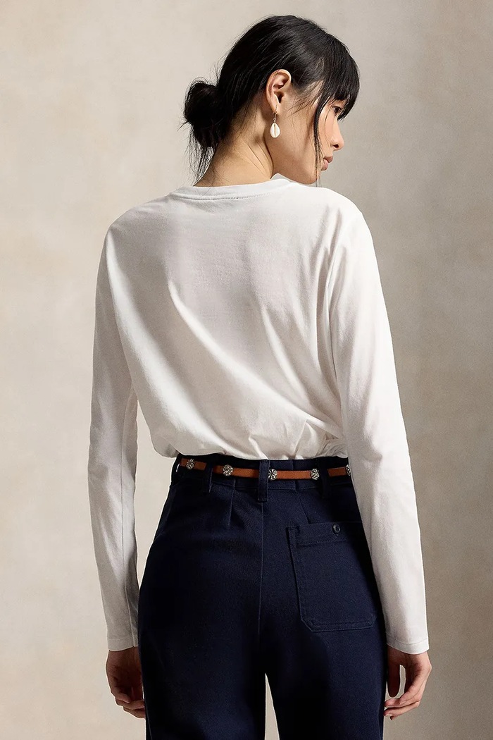 Polo Ralph Lauren longsleeve Women's cotton — photo 2