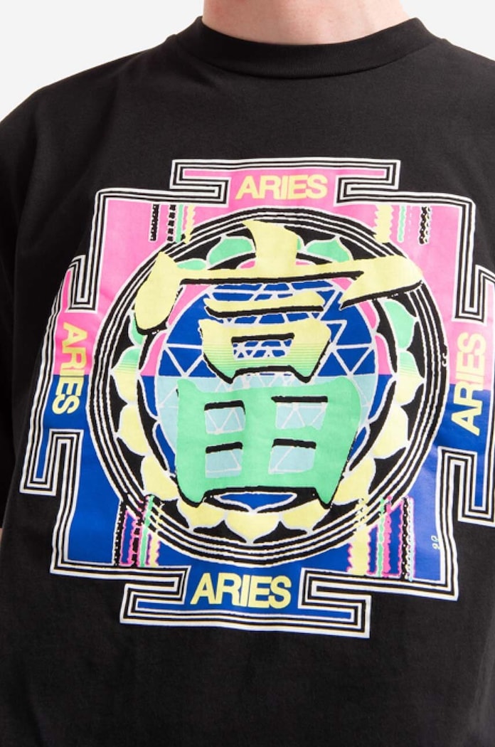 Aries cotton T-shirt Gong Temple SS Tee — photo 4