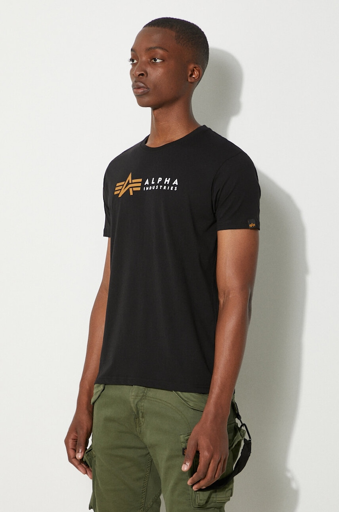 Alpha Industries cotton T-shirt Alpha Industries Alpha Label T 118502 03 — photo 4