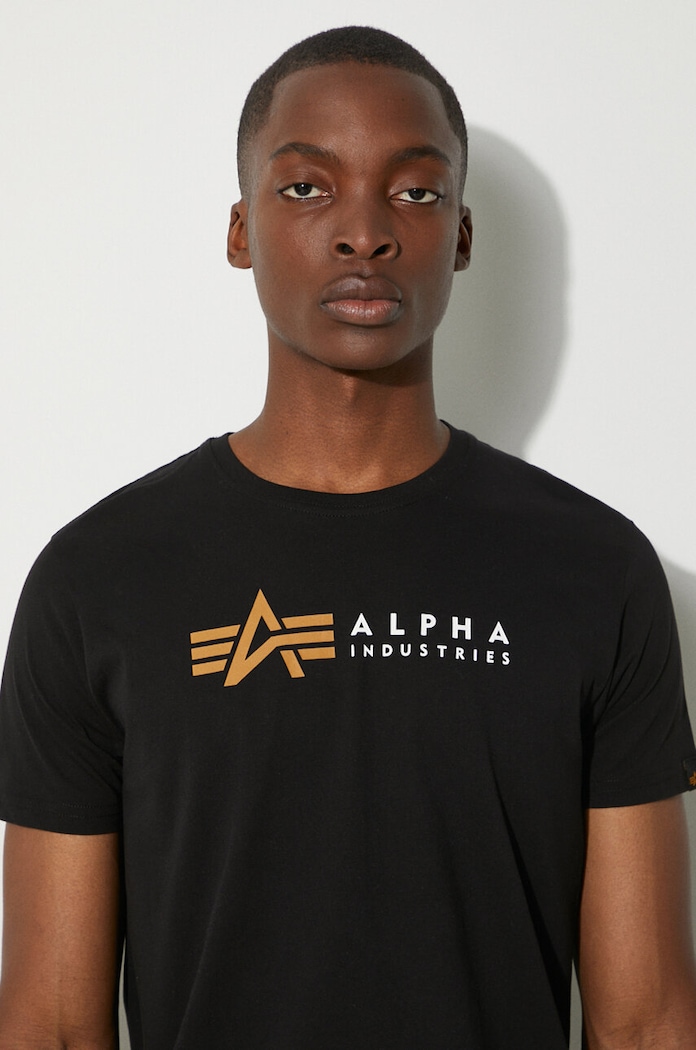 Alpha Industries cotton T-shirt Alpha Industries Alpha Label T 118502 03 — photo 5