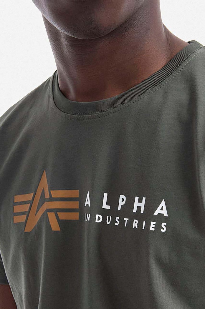 Alpha Industries cotton t-shirt — photo 4