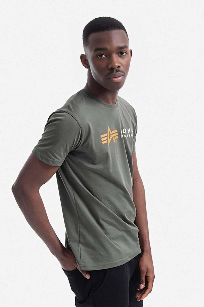 Alpha Industries cotton t-shirt — photo 5