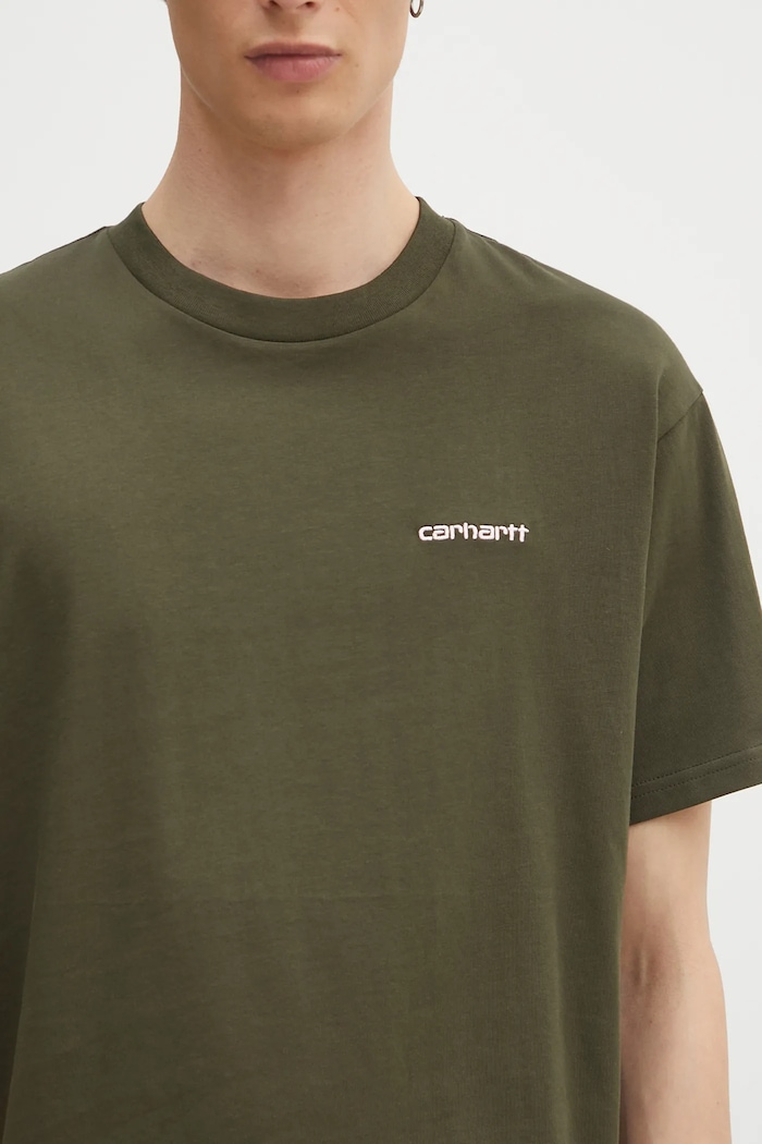 Carhartt WIP cotton t-shirt S/S Script Embroidery T-Shirt — photo 4