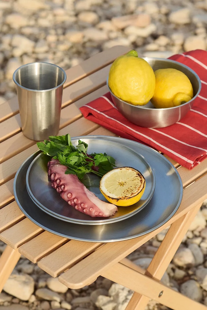 HAY plate set for serving stainless steel 13,5 x 13,5 cm — photo 3