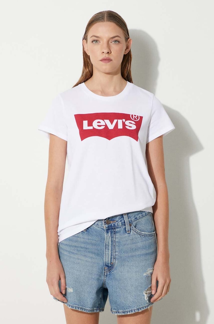 Levi's The Perfect Graphic Tee White