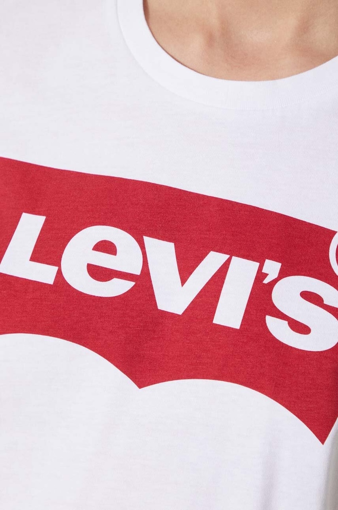 Levi's The Perfect Graphic Tee White — photo 6