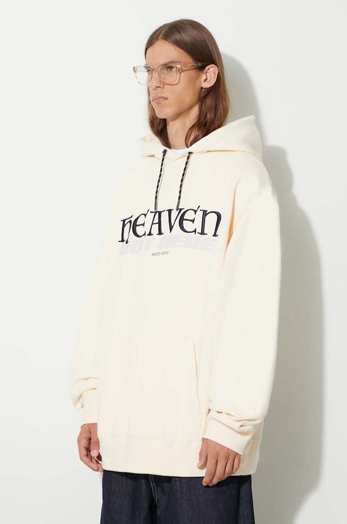 Wood Wood cotton sweatshirt Zeus heaven hoodie — photo 4