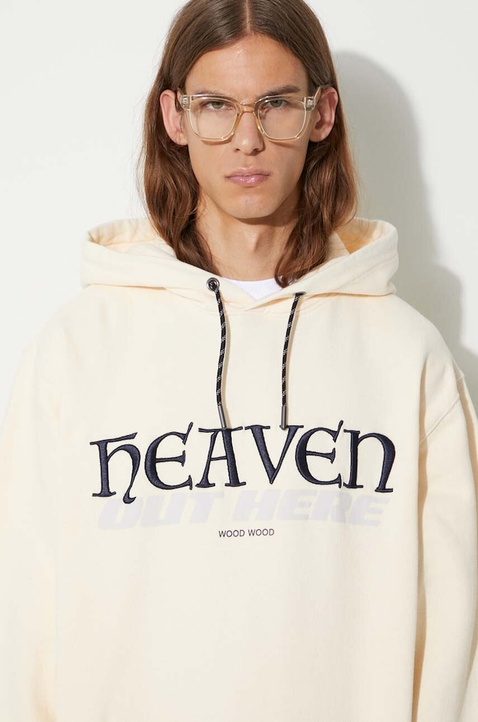 Wood Wood cotton sweatshirt Zeus heaven hoodie — photo 5