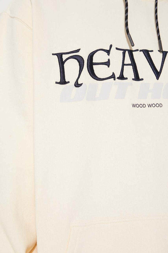Wood Wood cotton sweatshirt Zeus heaven hoodie — photo 6