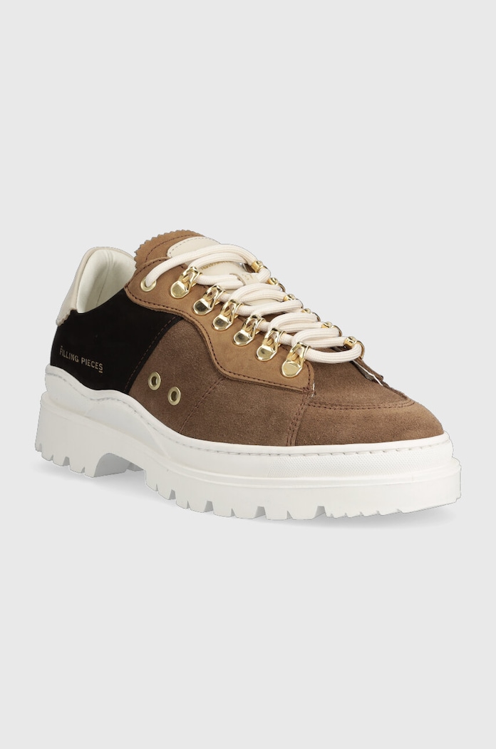 Filling Pieces suede sneakers Court Serrated Topaz — photo 2