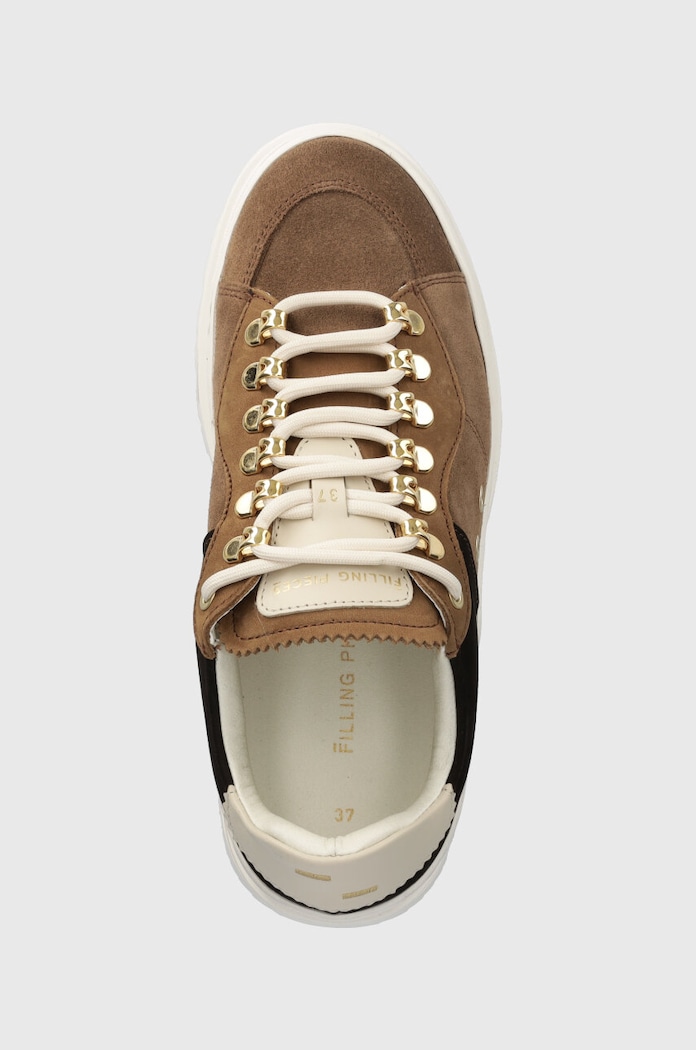 Filling Pieces suede sneakers Court Serrated Topaz — photo 4