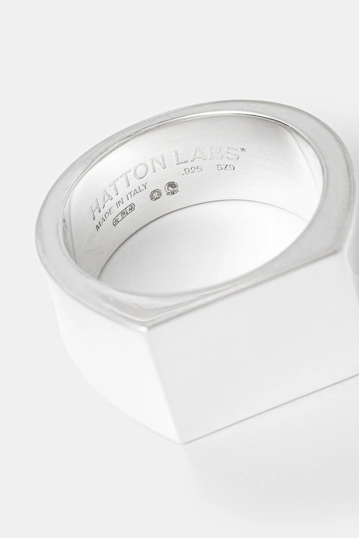 HATTON LABS silver ring Signet Ring — photo 2