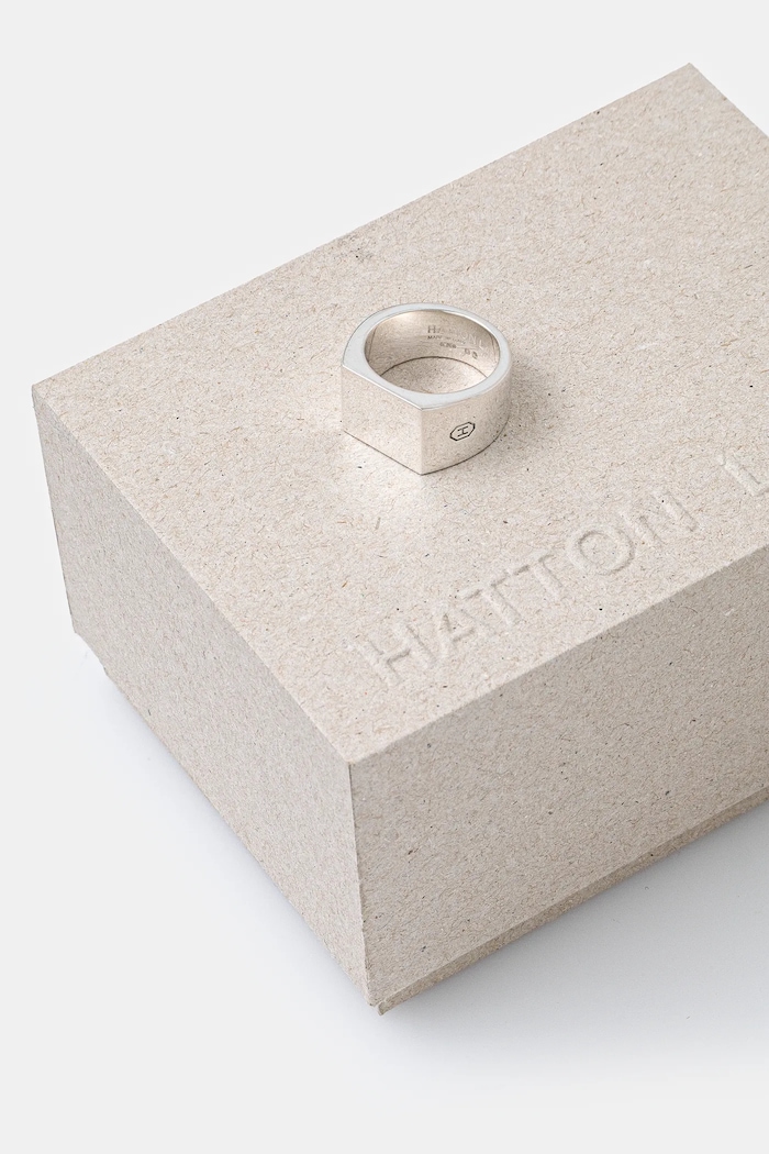 HATTON LABS silver ring Signet Ring — photo 3