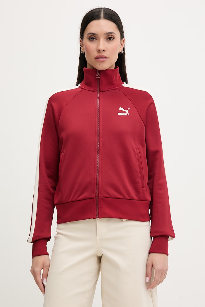 Puma Iconic T7 Track Jacket Women's zip-up sweatshirt with cotton