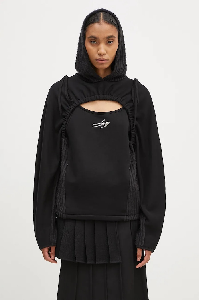 Andersson Bell sweatshirt Essential Cut Out Shirring Hoodie