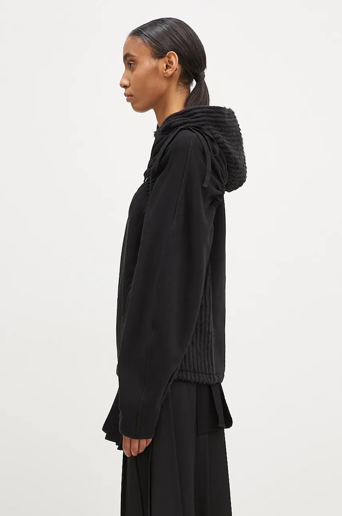 Andersson Bell sweatshirt Essential Cut Out Shirring Hoodie — photo 2