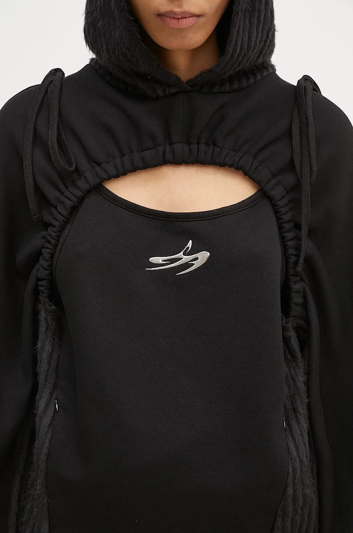 Andersson Bell sweatshirt Essential Cut Out Shirring Hoodie — photo 4