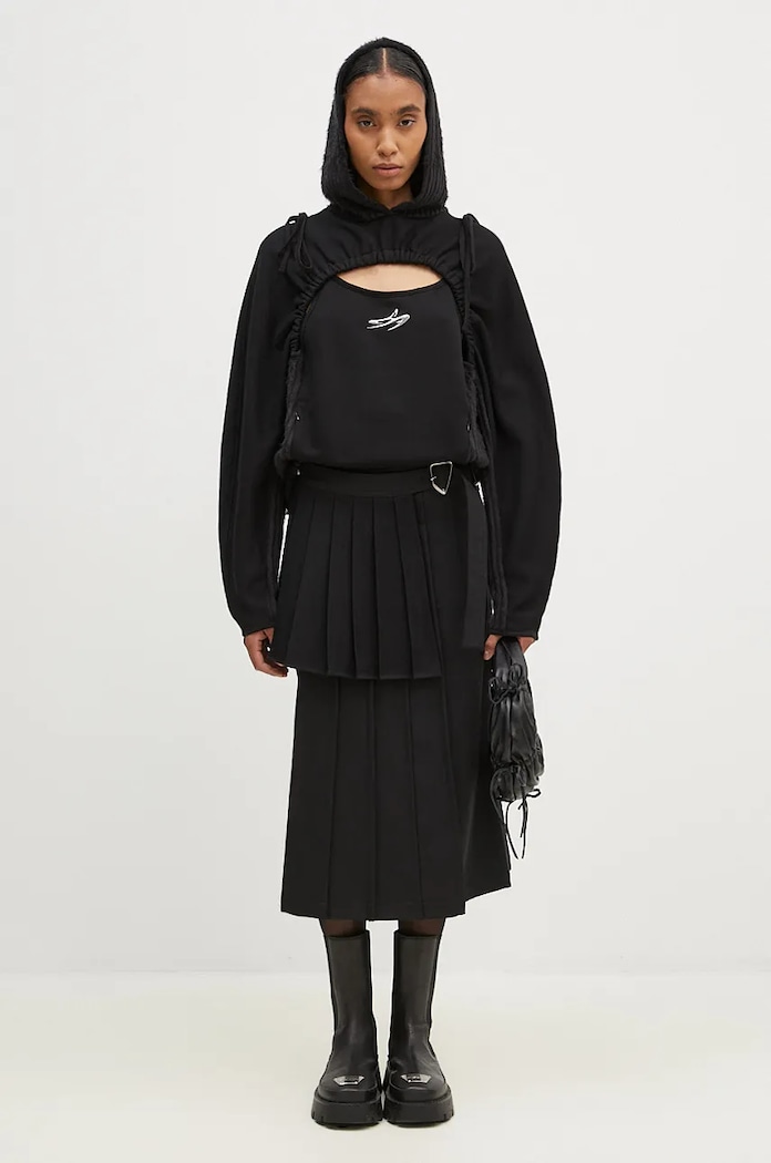 Andersson Bell sweatshirt Essential Cut Out Shirring Hoodie — photo 5