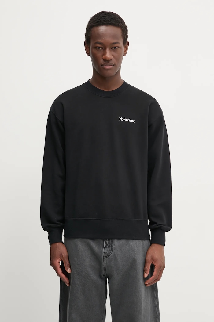 No Problemo cotton sweatshirt Mini Problemo Crew Neck Sweat