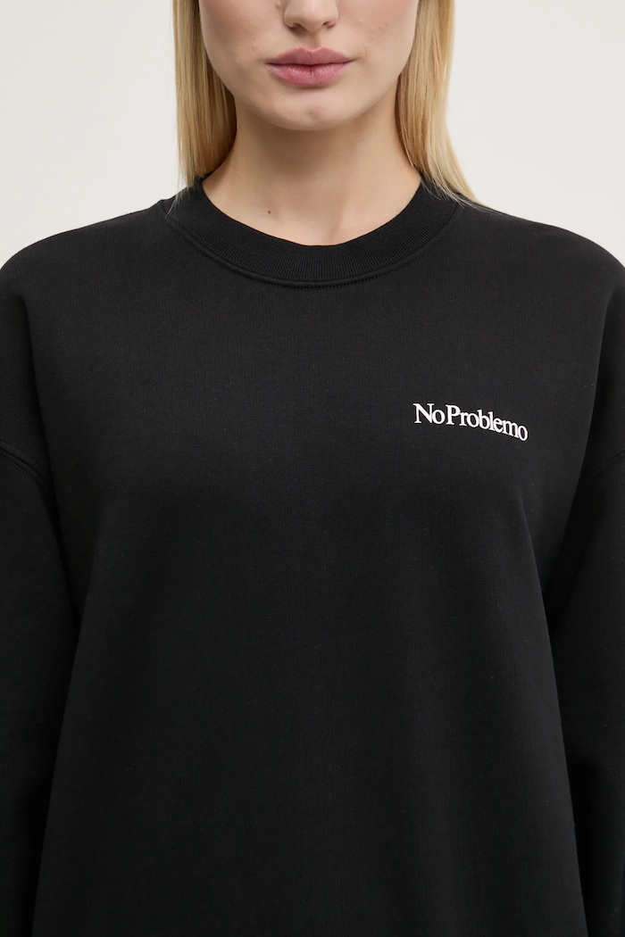 No Problemo cotton sweatshirt Mini Problemo Crew Neck Sweat — photo 8
