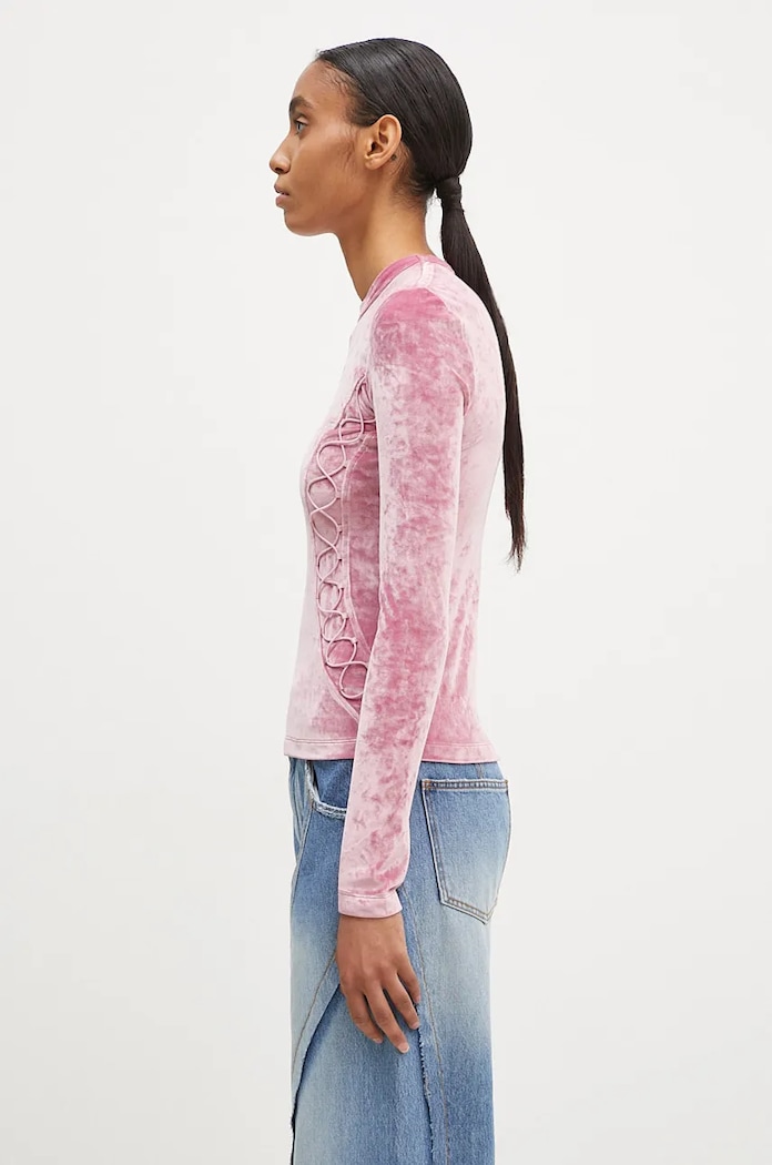 Andersson Bell longsleeve shirt Velvet Lace Up Longsleeve — photo 2