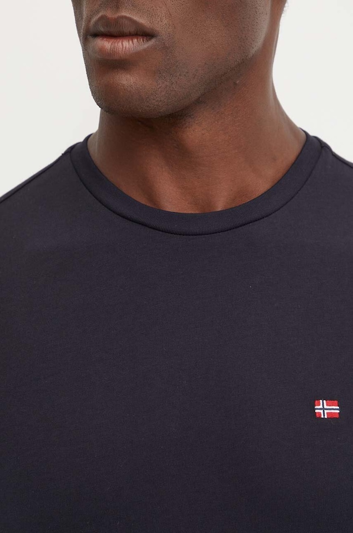 Napapijri cotton longsleeve top Salis LS — photo 5