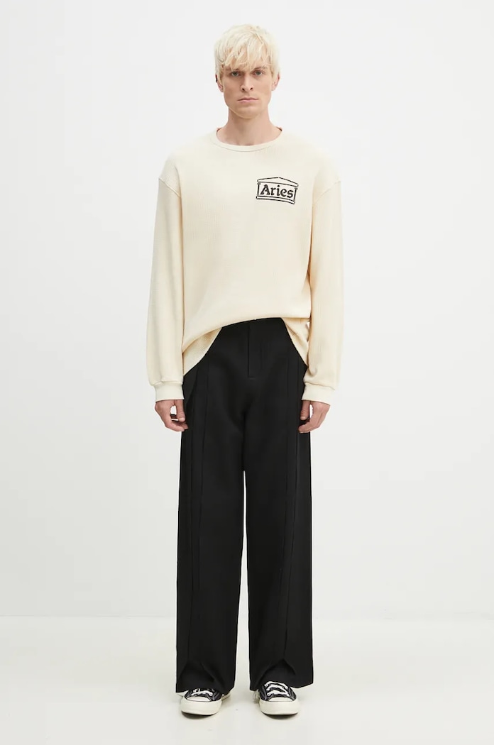 Aries cotton jumper Waffle — photo 5